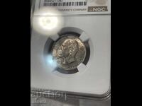 1 лев 1912 г. AU55 NGC