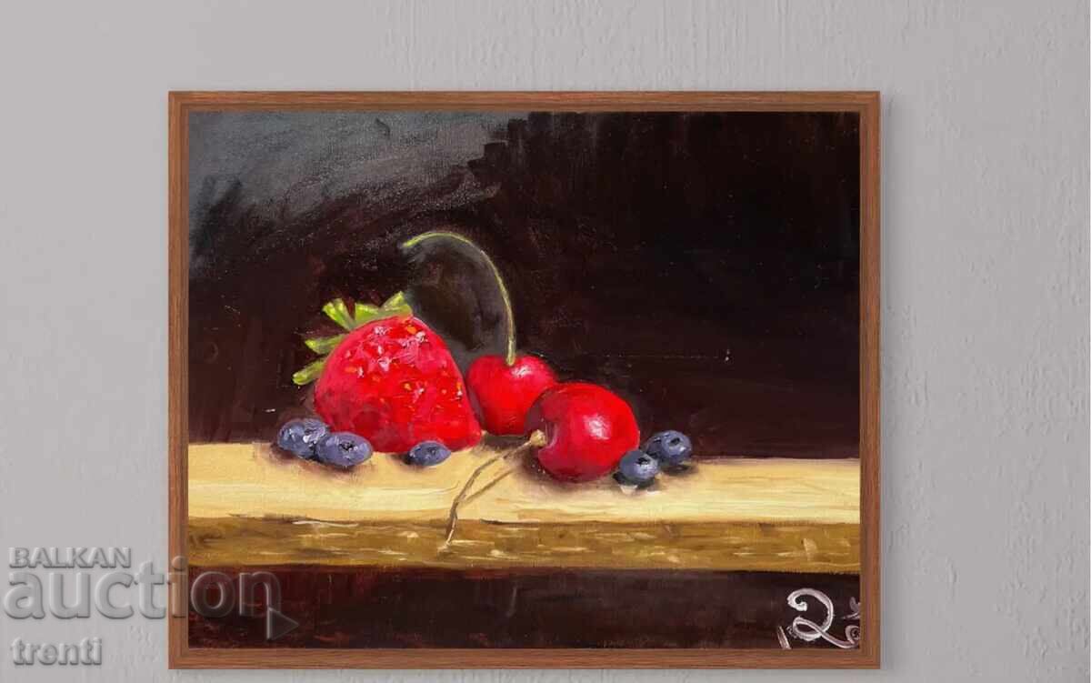 Νεκρή φύση με ζουμερά φρούτα