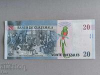 Bancnotă - Guatemala - 20 quetzali (jubiliară) UNC | 2021