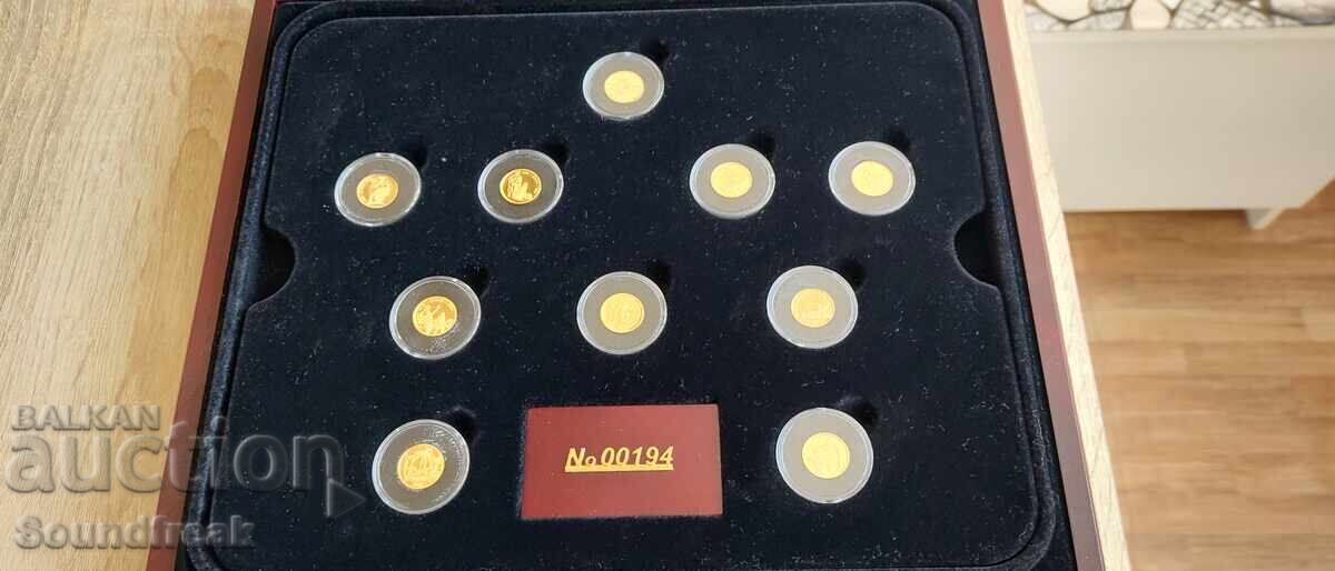 Licitație Atena 2004 - set de 10 monede Licitație Atena 2004 - set de 10 monede