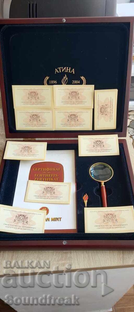 Atena 2004 - set de 10 monede - 5 Atena 2004 - set de 10 monede - 5