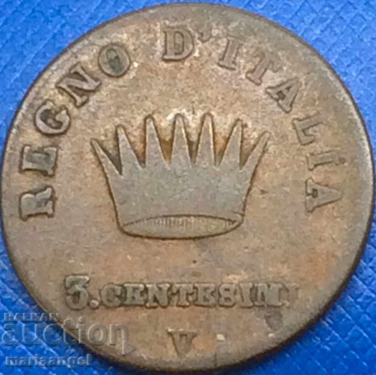Napoleon 3 Centesimi 1810 Italy V - Venice - 5