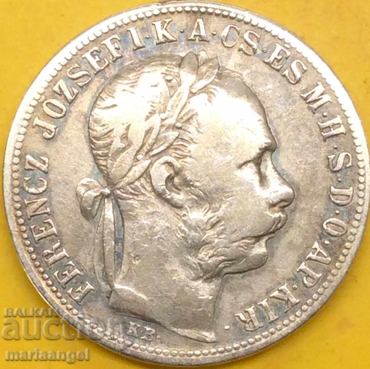 1 forint 1892 Ungaria Kremnitz 29mm 12,12g argint - RARĂ - 6 1 forint 1892 Ungaria Kremnitz 29mm 12,12g argint - RARĂ - 6
