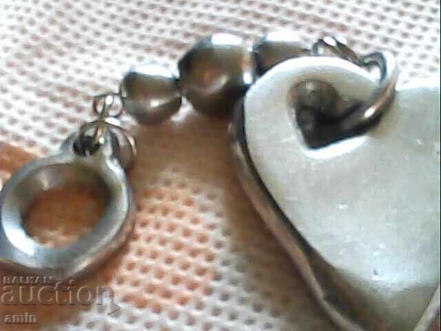 4исто сребро бес проба 33 гр кло4 держател