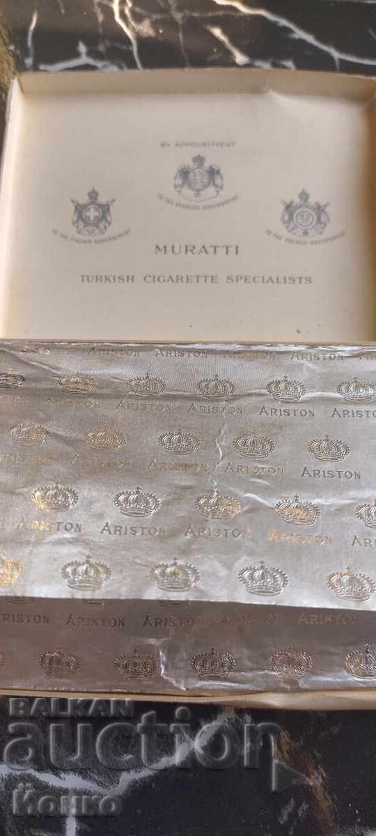 Old Muratti's Ariston cigarettes with price 25.00 BGN | € 12.78