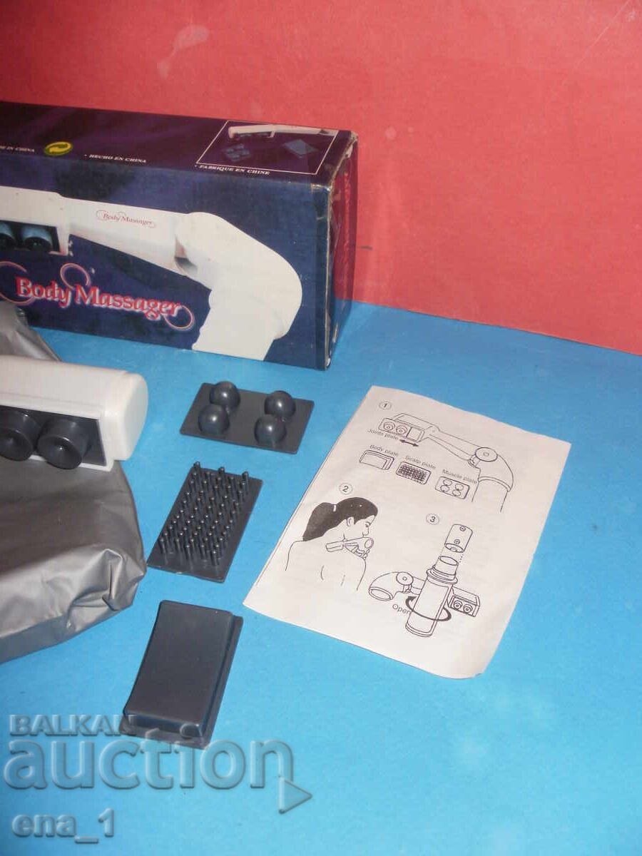 Aparat de masaj corporal BCM-01 cu 4 accesorii - nefolosit - 5
