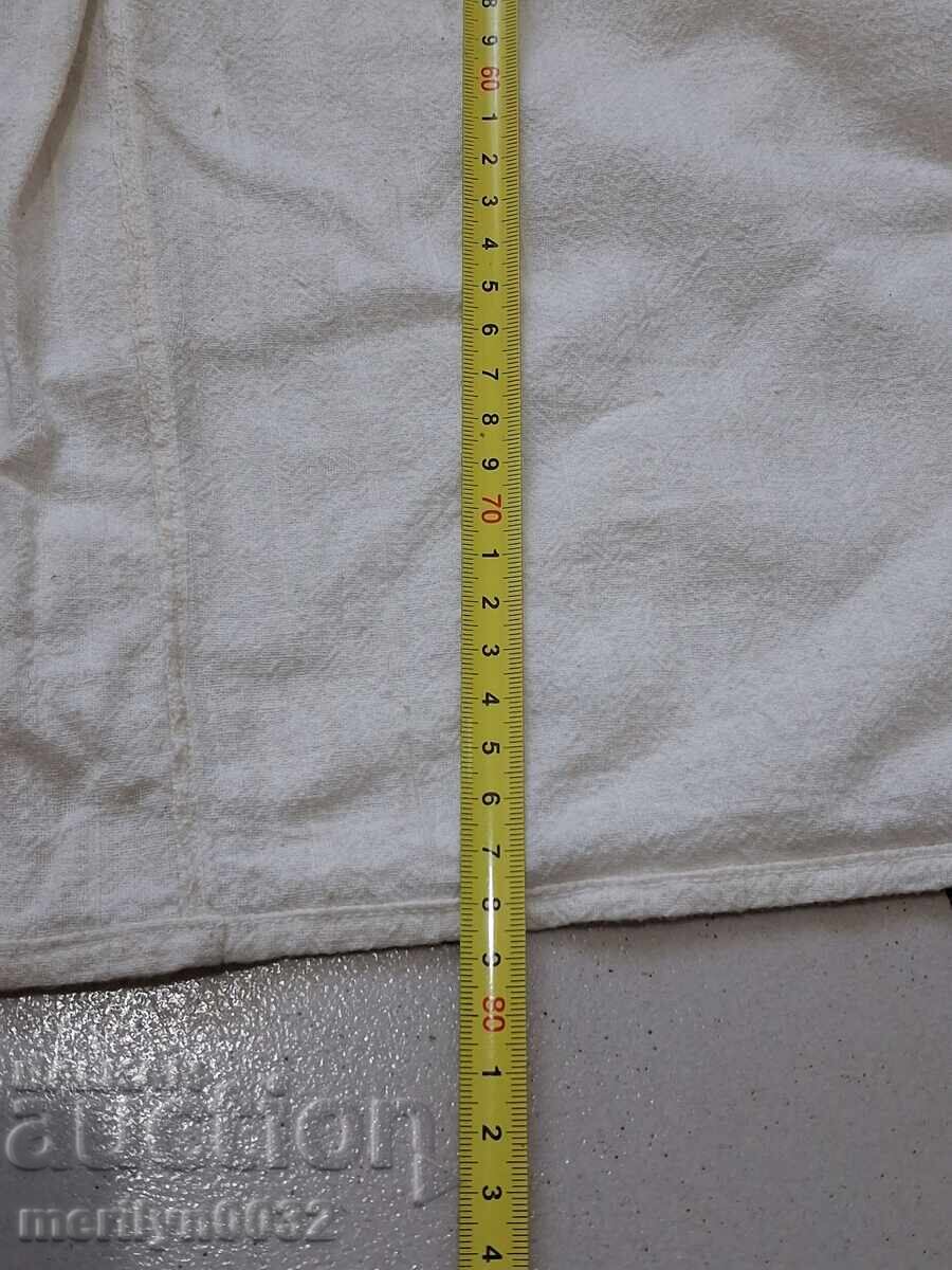 Παράδοση Παλιό ανδρικό πουκάμισο από καμβά, χειροποίητο υφαντό, κεντημένο, παραδοσιακή φορεσιά