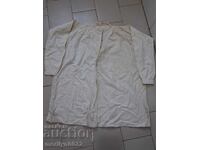 Cămașă bărbătească veche din pânză țesută manual, brodată, costum popular