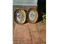 Lot of old tapestries