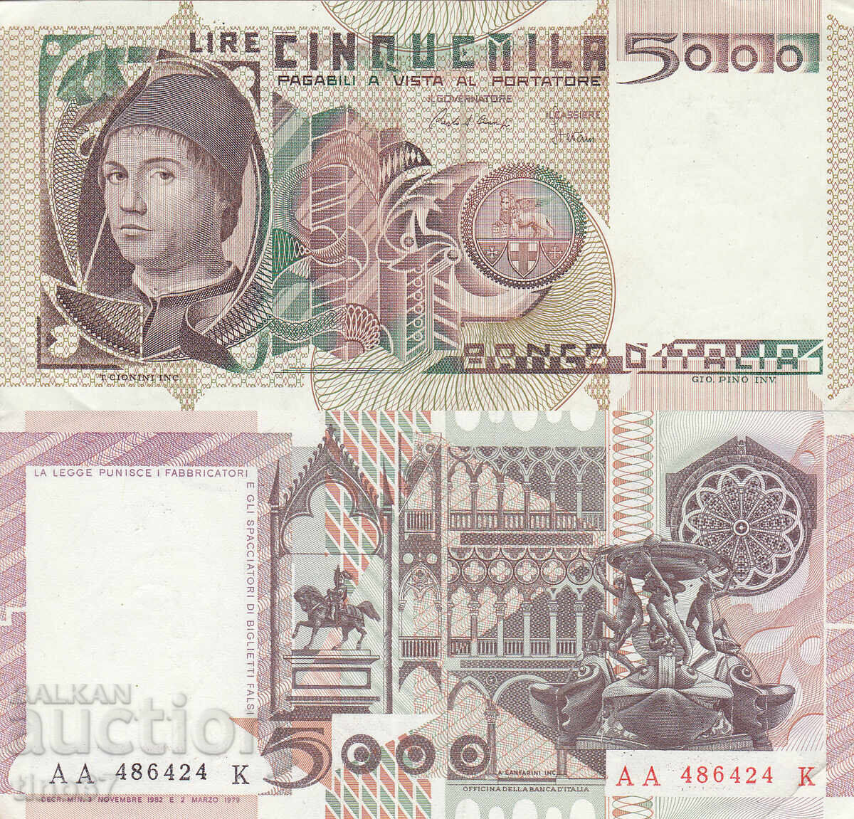 tino37 - ITALY - 5000 LIRE - 1982 - XF