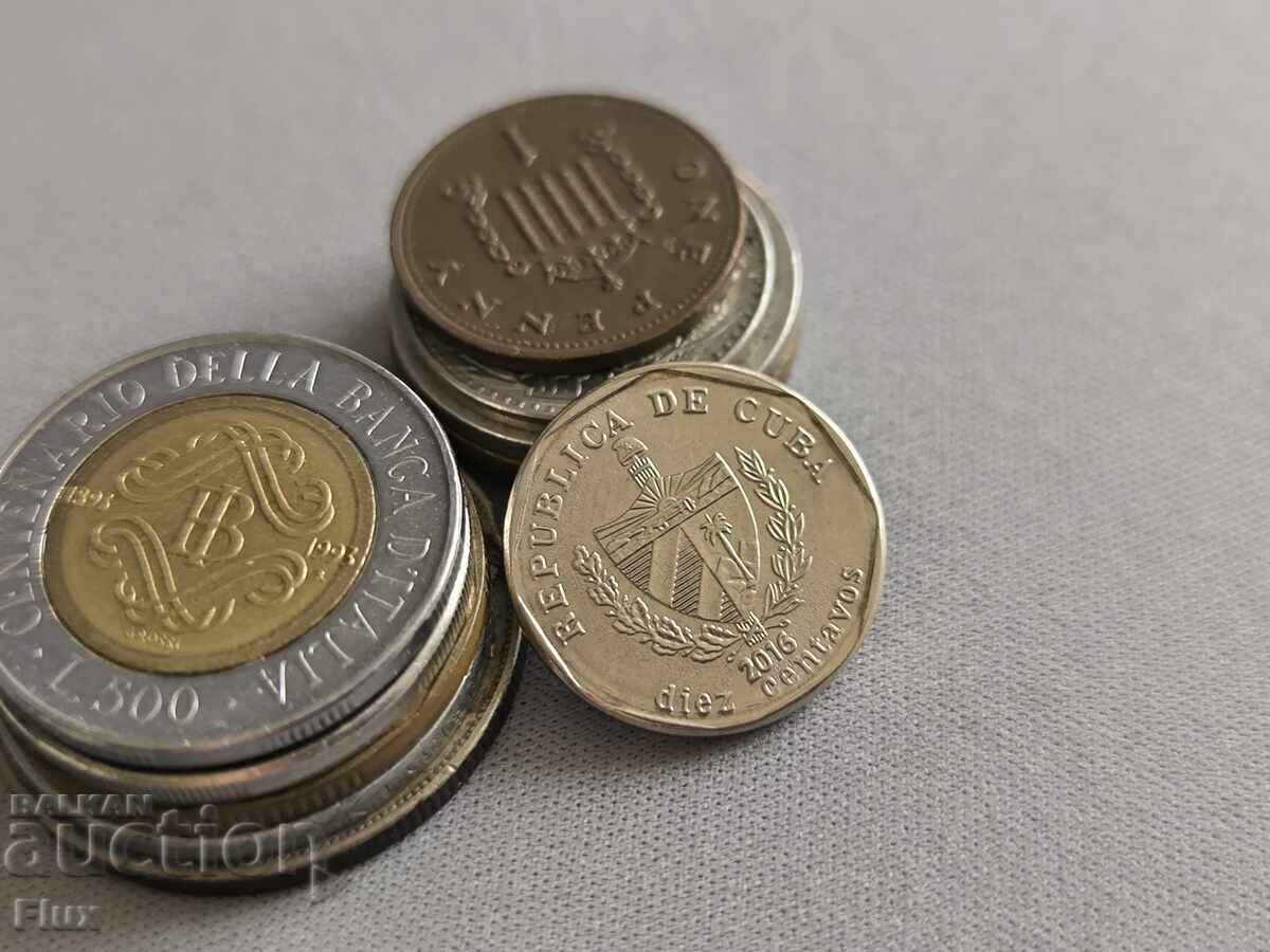 Monedă - Cuba - 10 centavos | 2016 cu preț 2.00 BGN | € 1.02 Monedă - Cuba - 10 centavos | 2016 cu preț 2.00 BGN | € 1.02