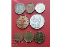 Lot mixt de 8 monede