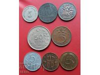 Mixed lot of 8 coins
