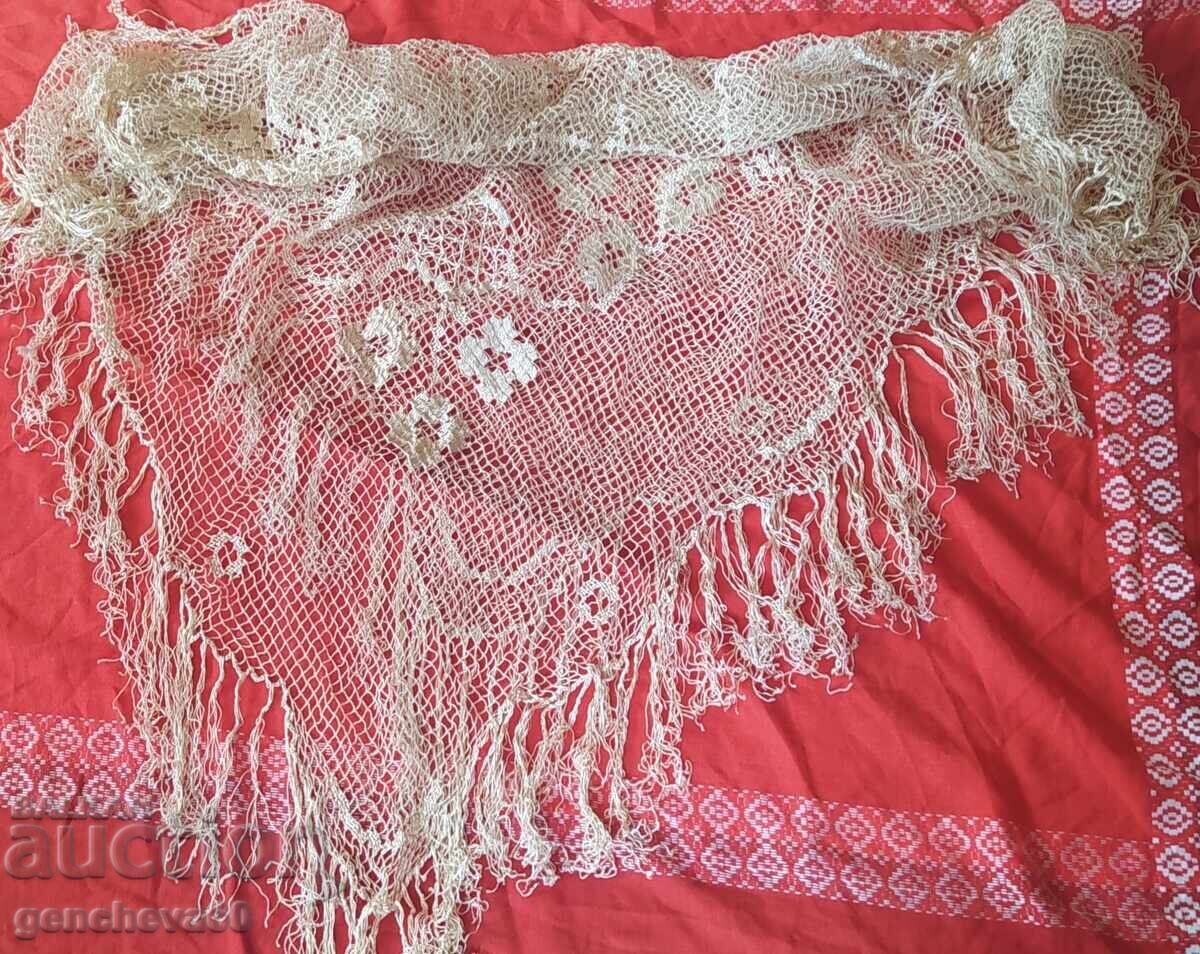 Mesh tablecloth 150/170cm. embroidery silk threads - 5