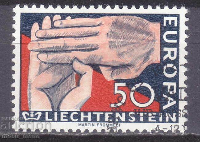 Europe SEPT 1962 Liechtenstein Europe SEPT 1962 Liechtenstein