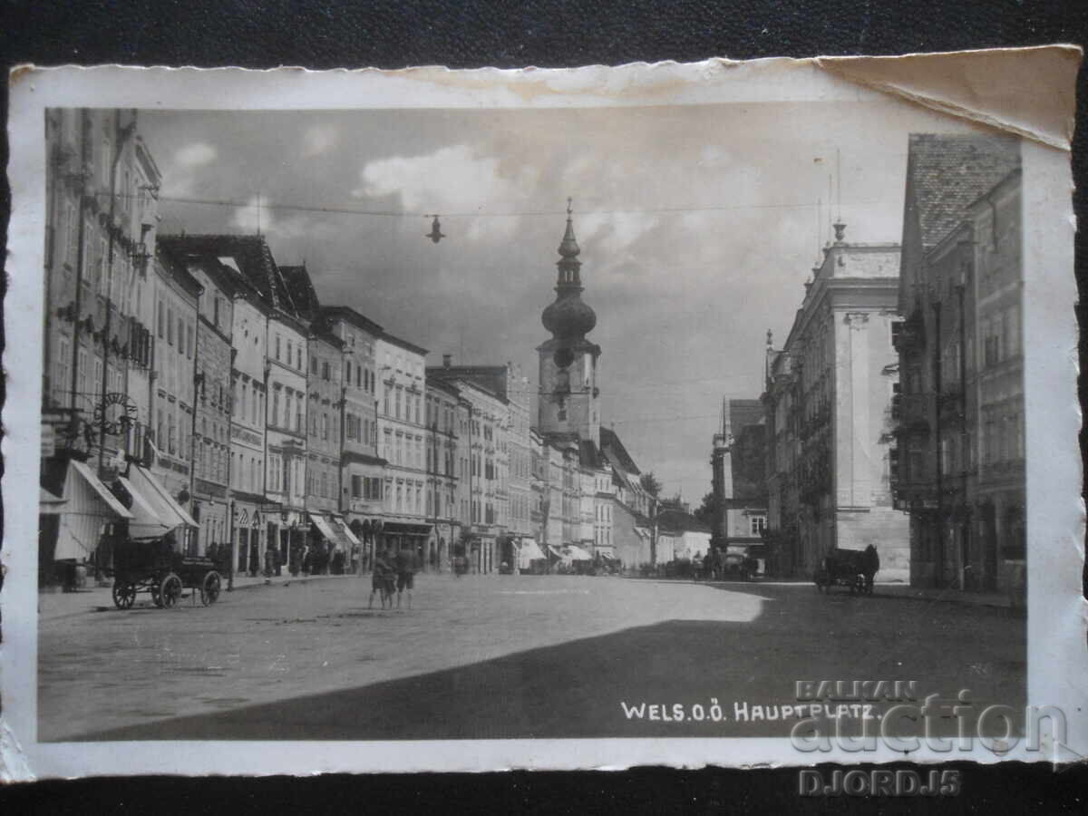 WELS O.O. Hauptplatz, Cartolină veche WELS O.O. Hauptplatz, Cartolină veche