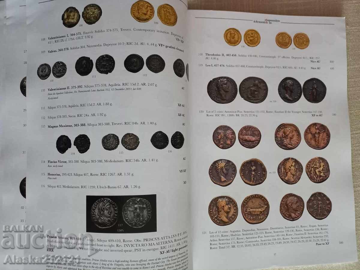 Licitație Numismatică - Catalog de licitație de monede antice