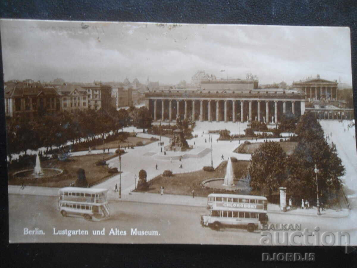 Berlin. Lustgarten and Altes Museum, Old Postcard Berlin. Lustgarten and Altes Museum, Old Postcard