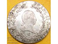 20 kreĭtseri 1806 Austria S- Praga împăratul Franz II argint