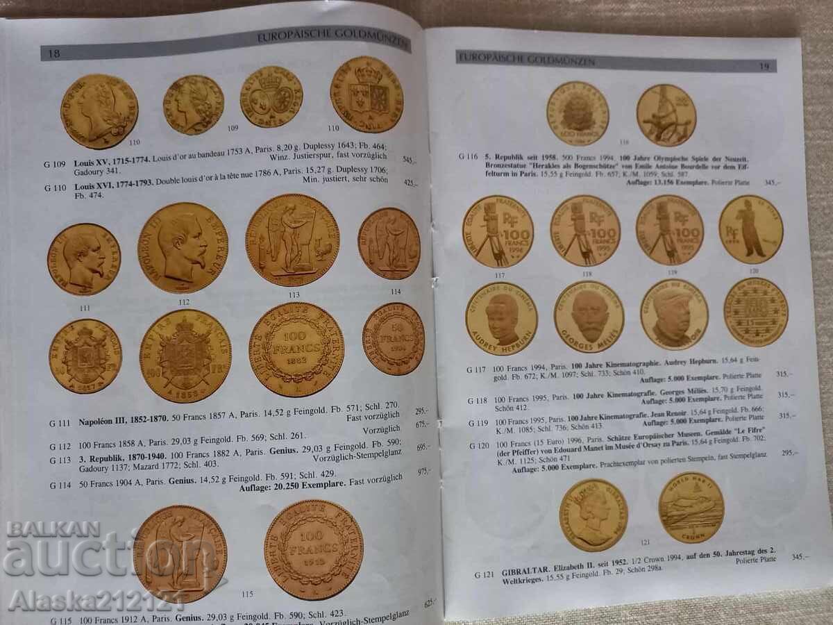 Livrarea Numismatică - Catalog de licitație Kunker pentru monede