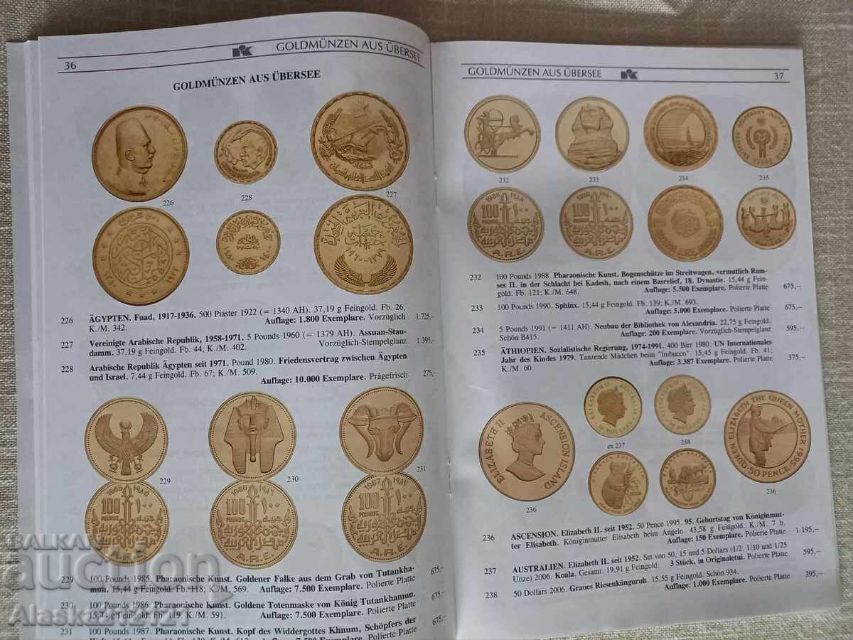 Delivery of Numismatics - Kunker Auction Catalog for Coins
