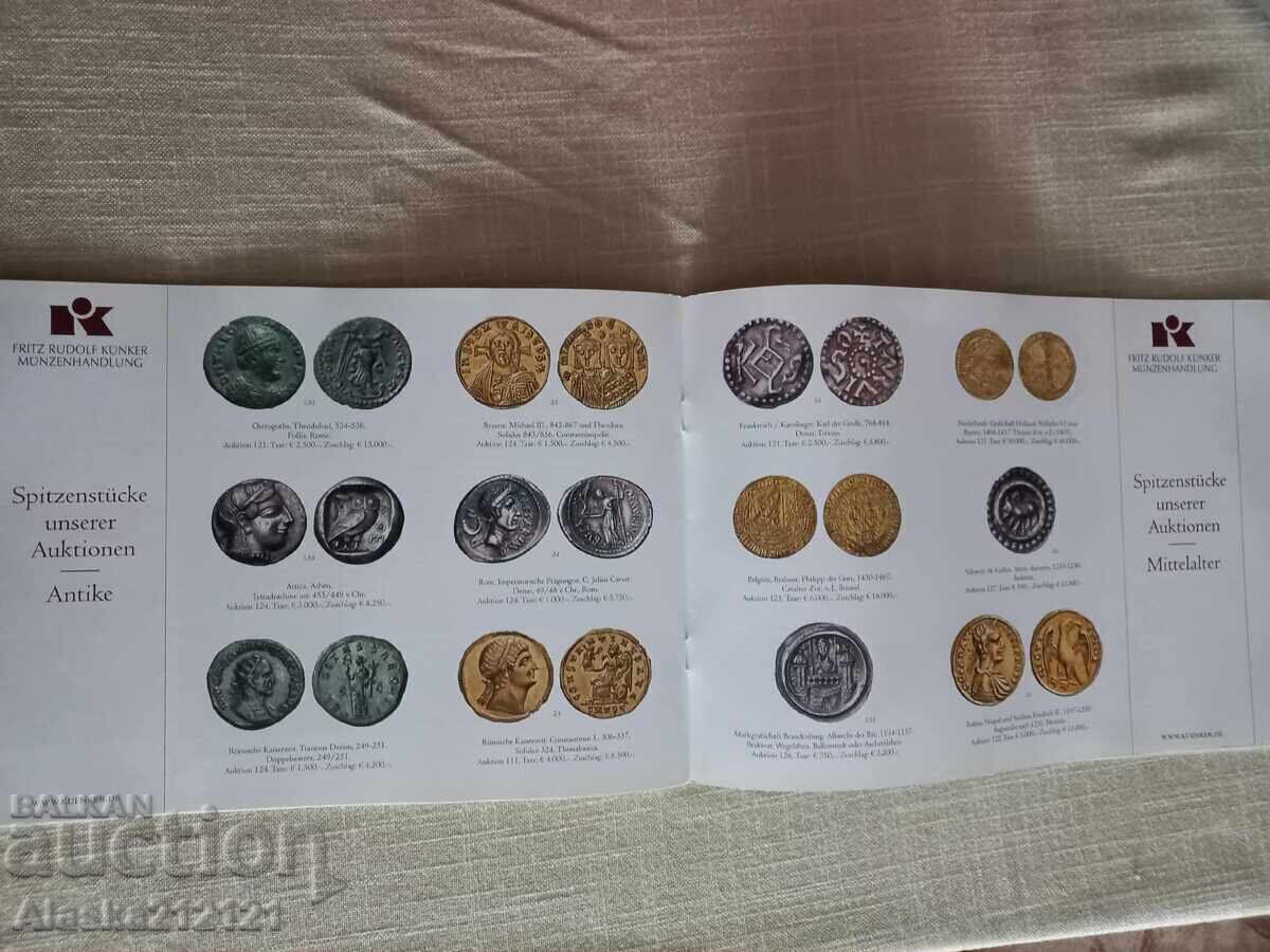 Numismatică - Catalog de licitație Kunker pentru monede - 5