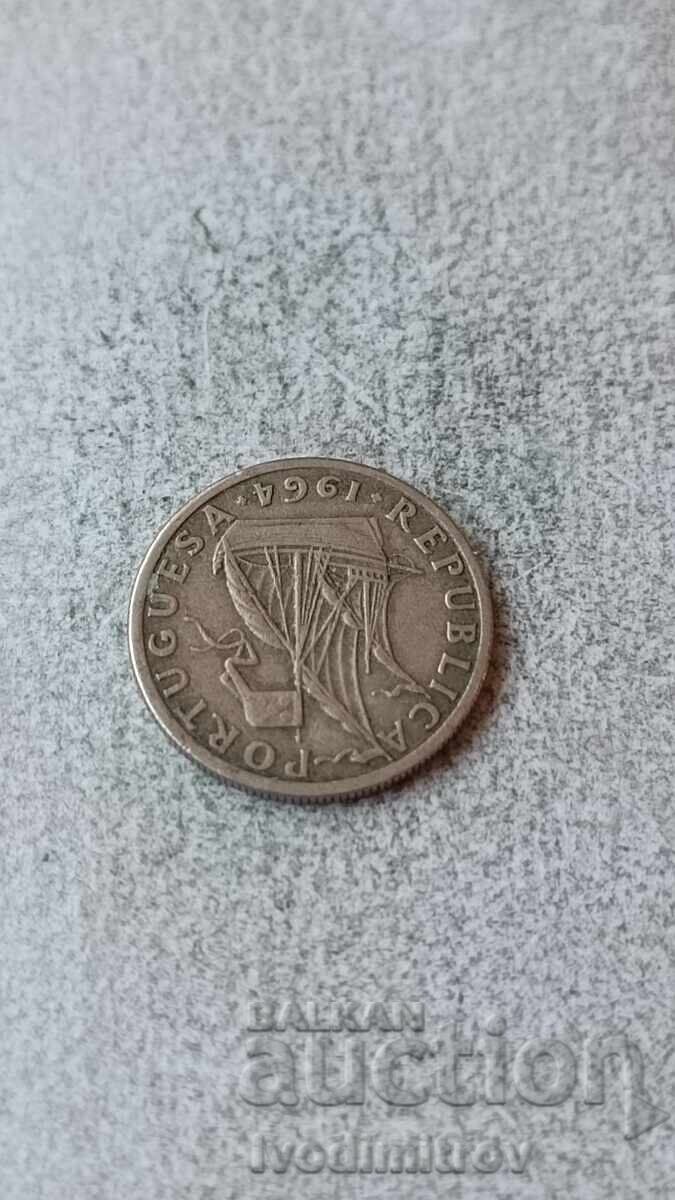 Portugal 2.50 Escudos 1964 with price 1.25 BGN | € 0.64 Portugal 2.50 Escudos 1964 with price 1.25 BGN | € 0.64