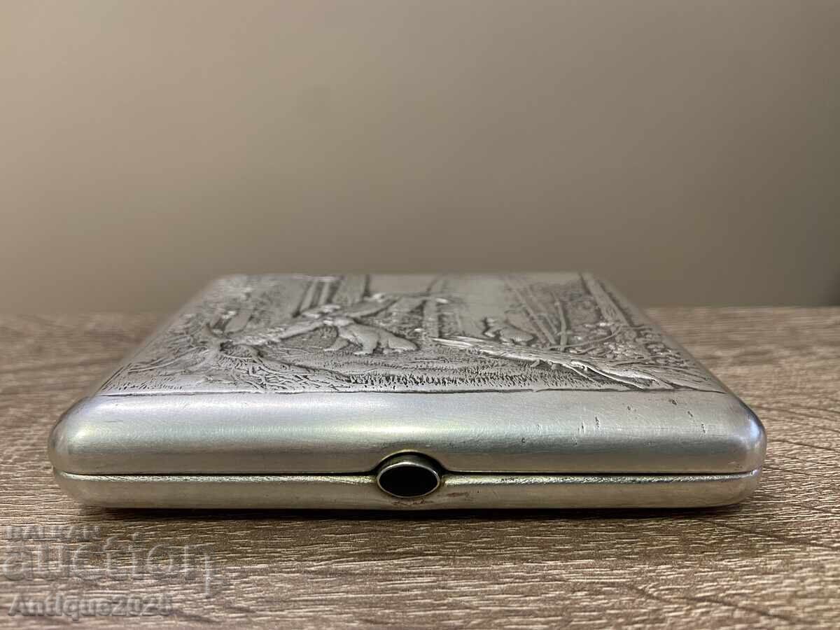 Licitație Portsigar vechi de argint, proba 84