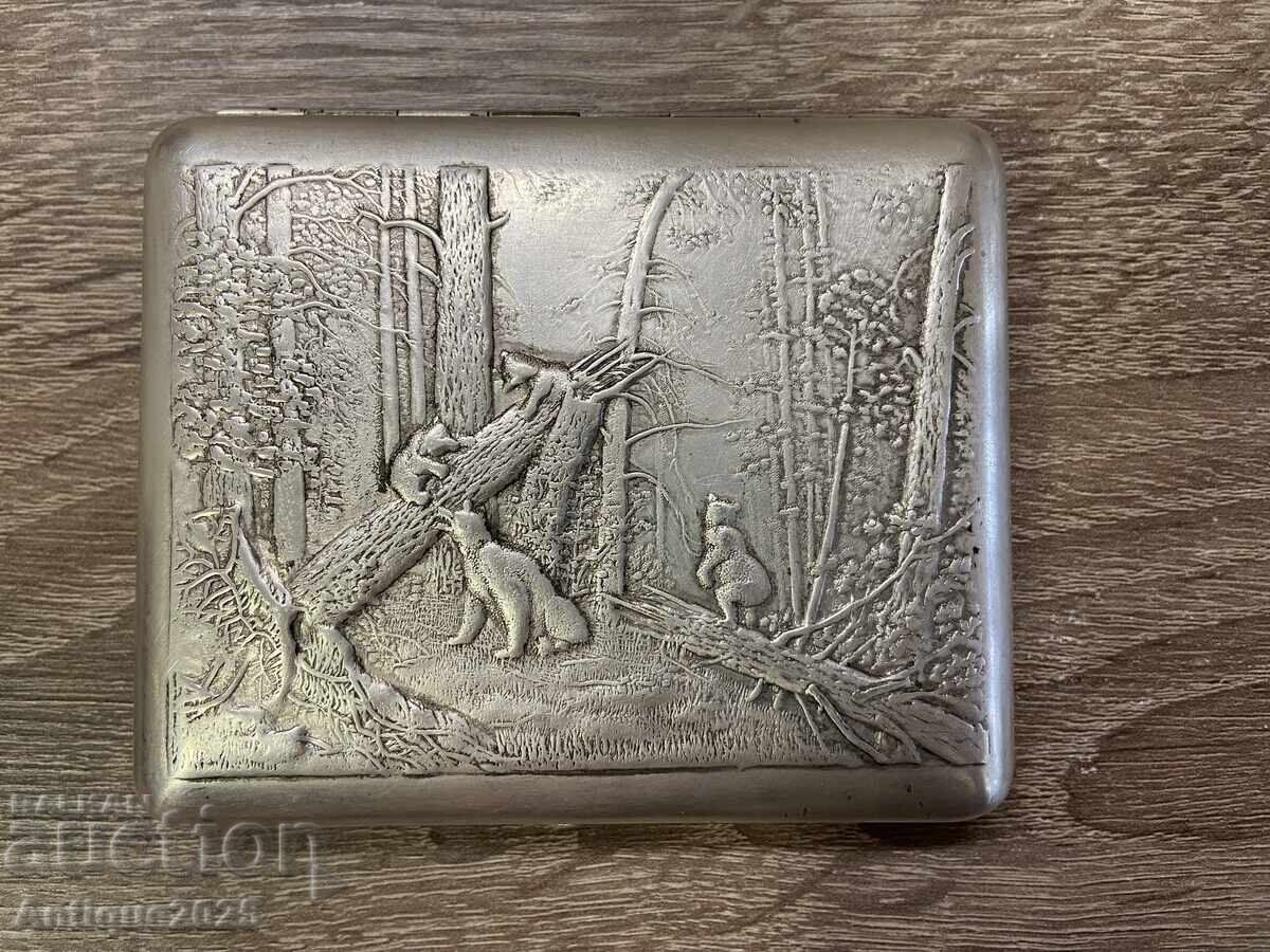 Portsigar vechi de argint, proba 84