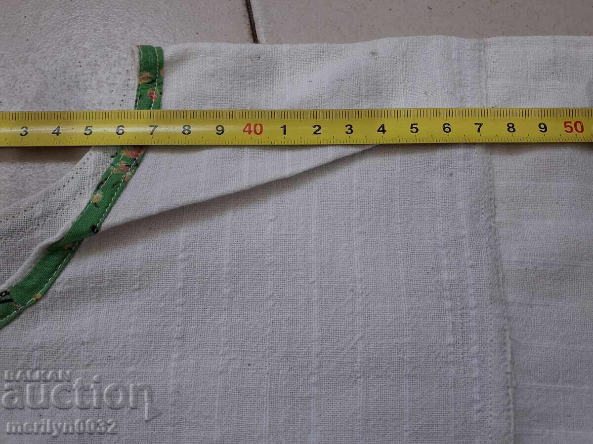 Стара женска кенарена риза ръчно тъкана носия - 5