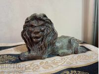 Statuetă veche, suprastructură leu