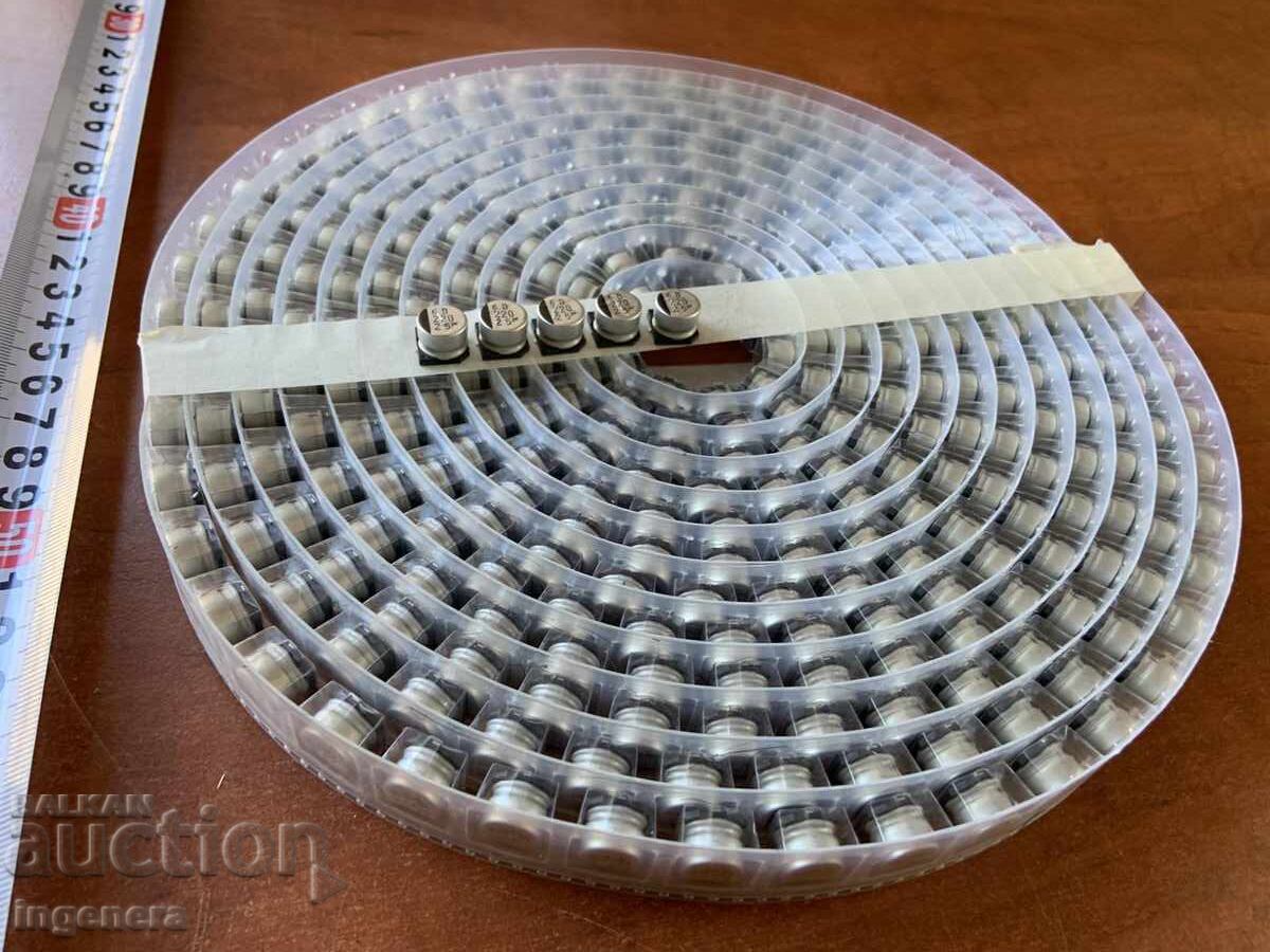 Licitație CONDENSATORI ALUMINIU ELECTROLITICI - 500 BUC. NOU!!!