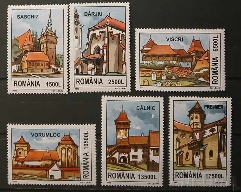 România 2002 Clădiri MNH