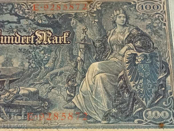 Licitație 100 de mărci 1910