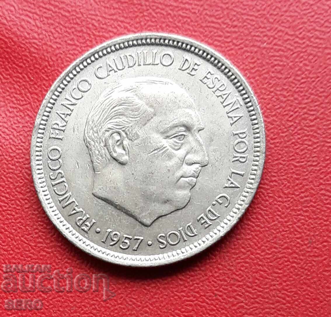 Испания-5 песети 1957 с цена 0.30 лв. | € 0.15 Испания-5 песети 1957 с цена 0.30 лв. | € 0.15