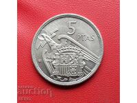 Spania - 5 pesete 1957