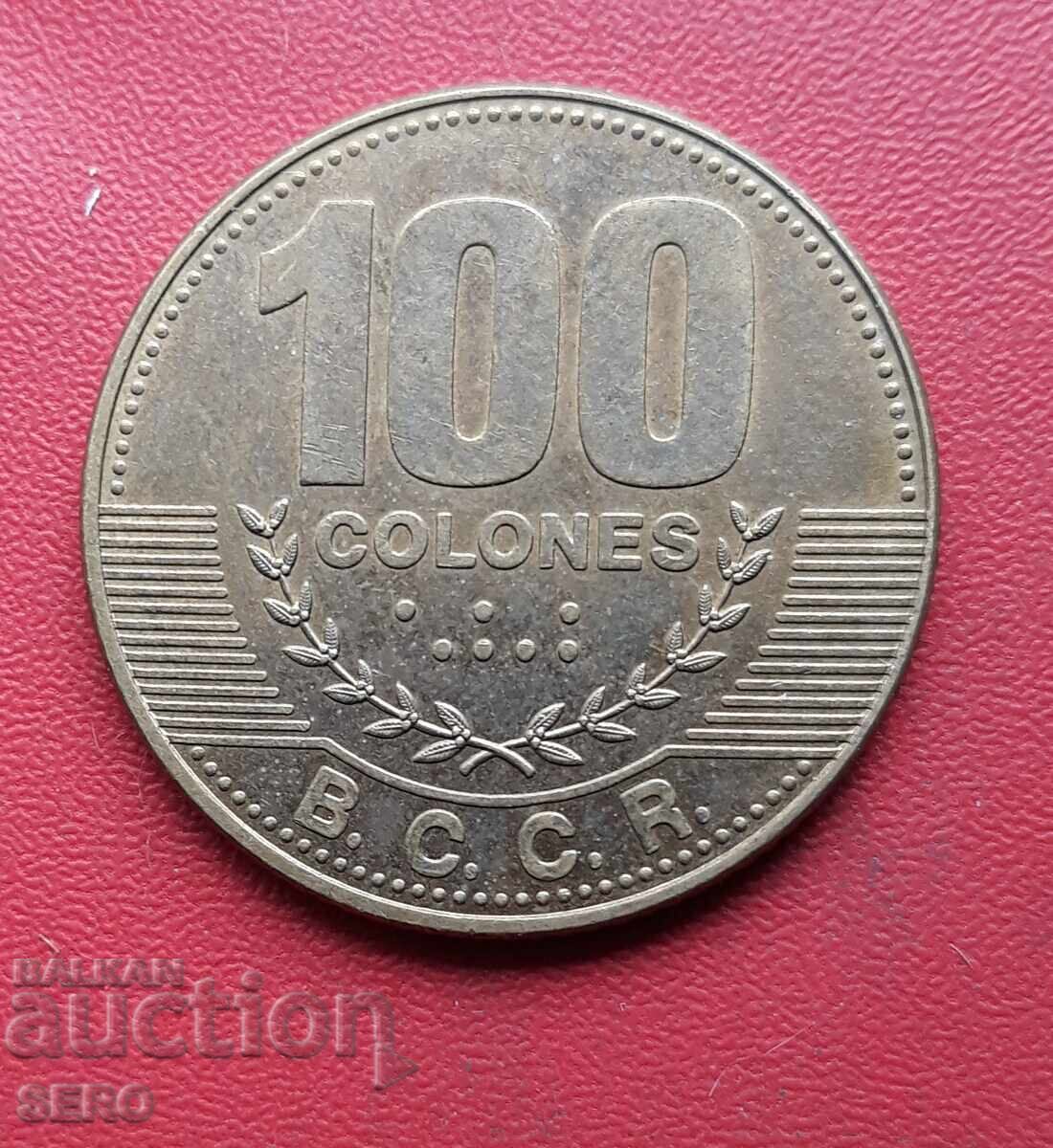 Коста Рика-100 колон 2017