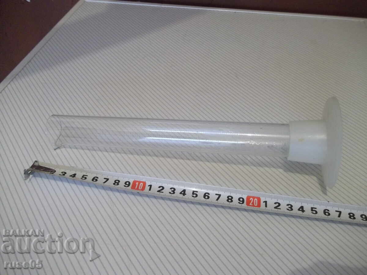 Menzura cilindrică de sticlă cu suport - 5