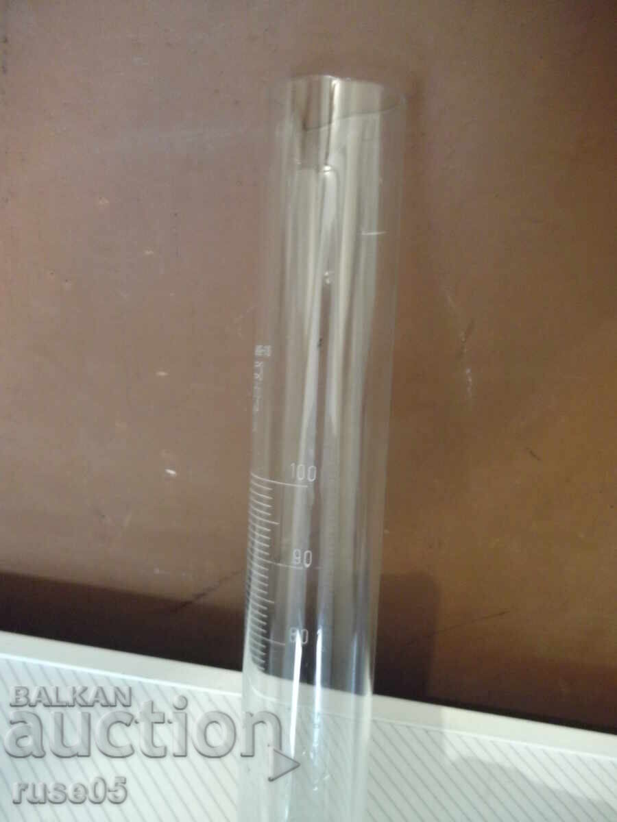 Menzura cilindrică de sticlă cu suport - 7