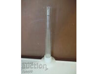 Menzura cilindrică de sticlă cu suport