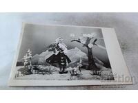 Postcard Mockup and Dolls No. 14