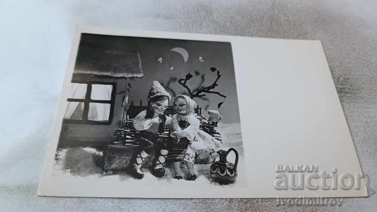 Postcard Mockup and Dolls