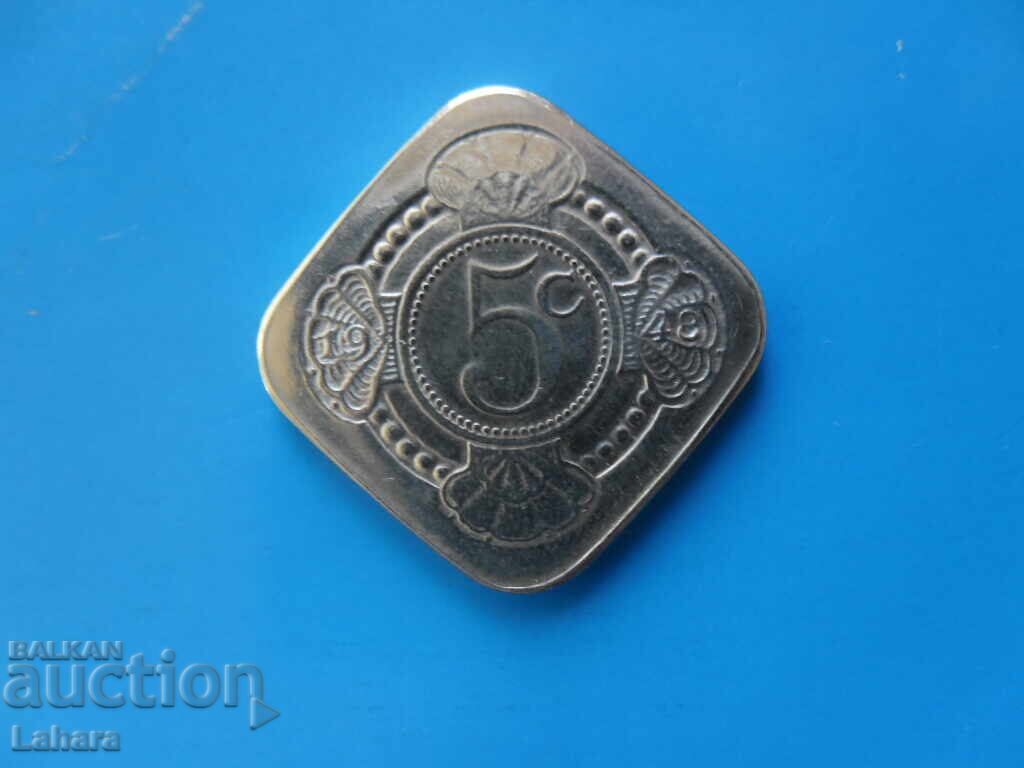 5 Cents 1980 Netherlands Antilles, Netherlands with price 12.00 BGN | € 6.14 5 Cents 1980 Netherlands Antilles, Netherlands with price 12.00 BGN | € 6.14