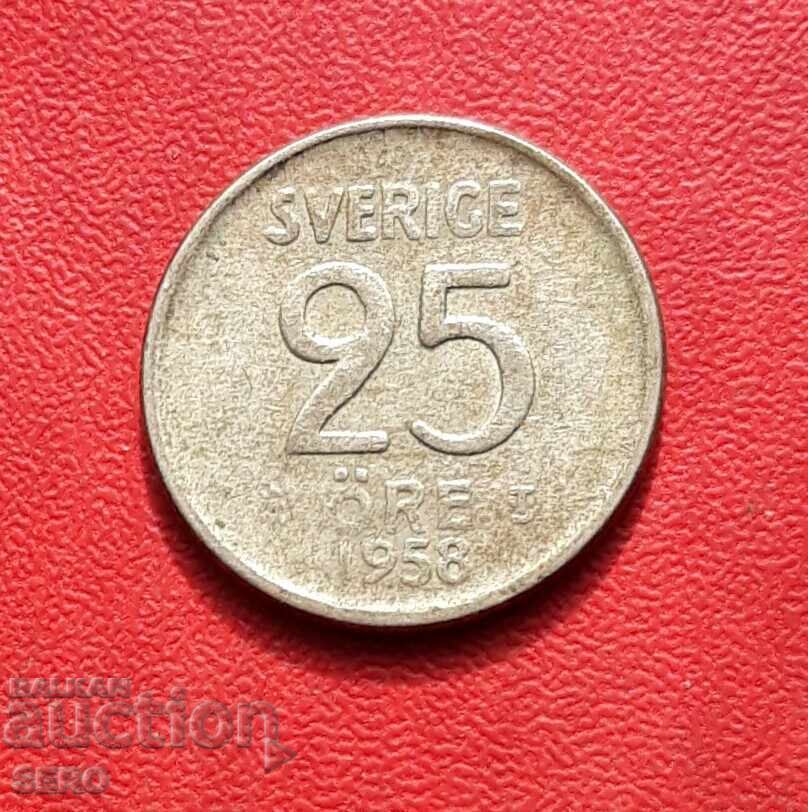 Sweden-25 yore 1958-silver