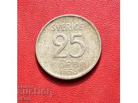 Suedia - 25 de ani 1958 - argint