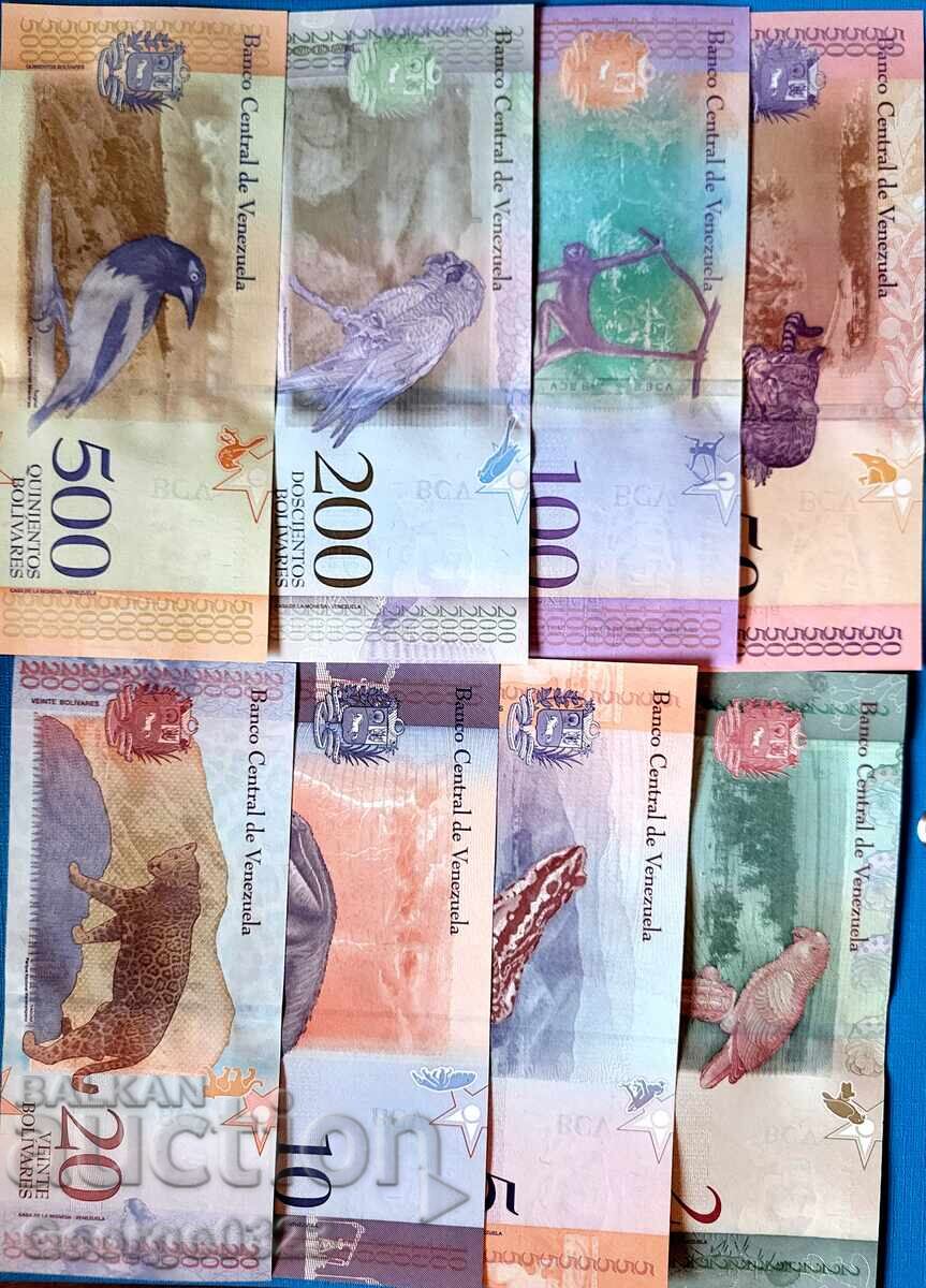 Βενεζουέλα 8 τεμάχια σετ 2018 2 5 10 20 50 100 200 500 UNC Νέα με τιμή 11.99 BGN | € 6.13