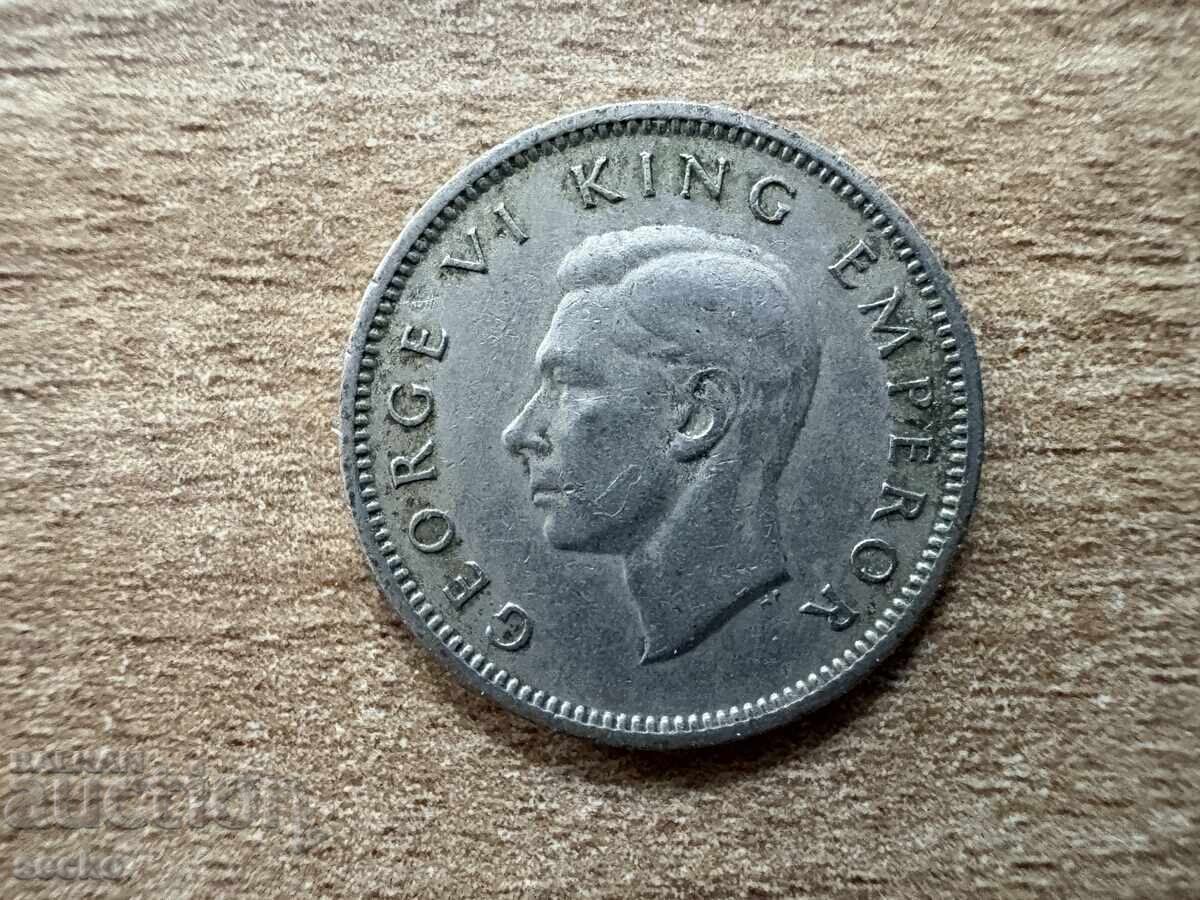 Noua Zeelandă - 6 pence (1947) cu preț 3.20 BGN | € 1.64