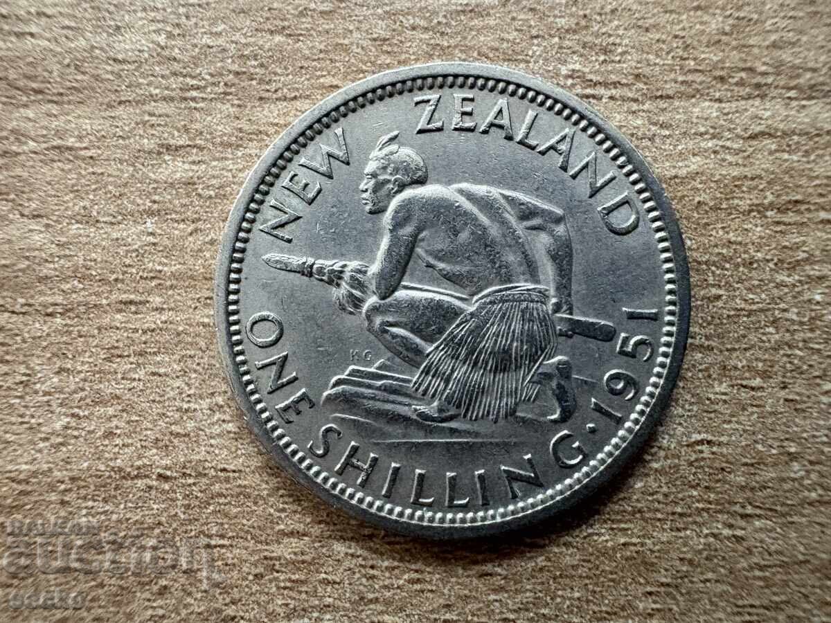 Noua Zeelandă - 1 șiling (1951)