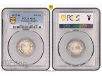Germany 1/2 Mark 1917-D MS67 PCGS