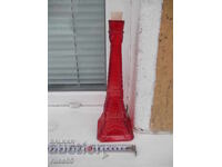 Sticlă "Turnul Eiffel" din sticlă roșie